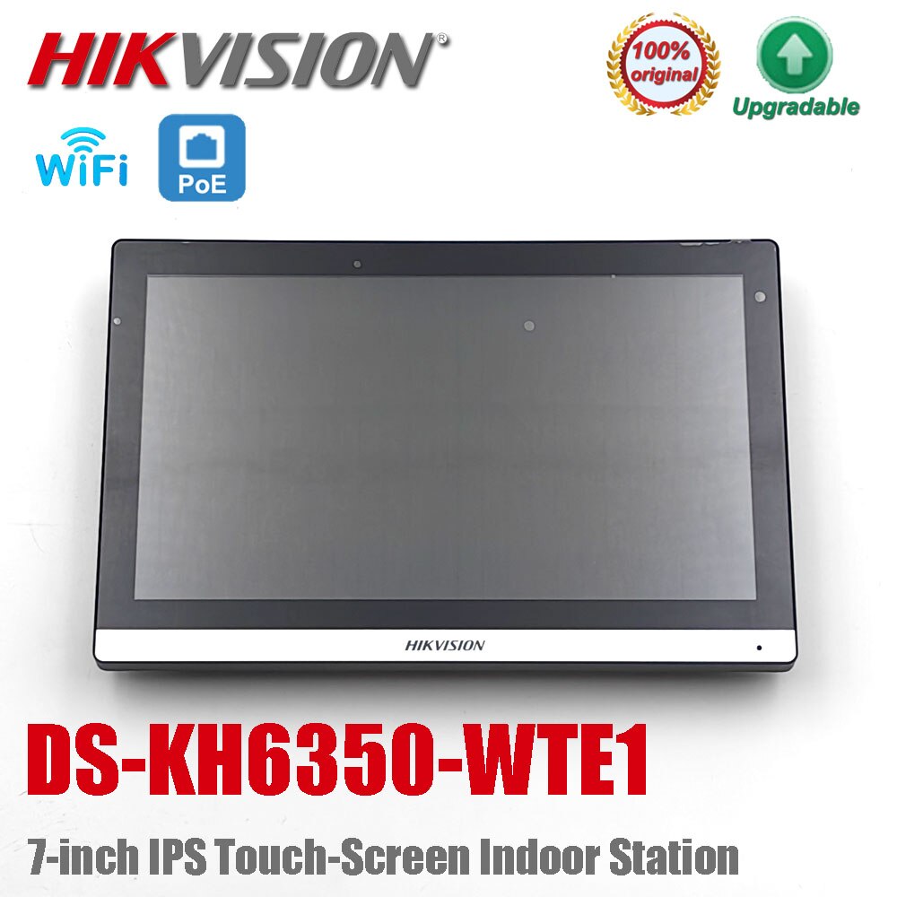 Hikvision DS-KH6350-WTE1   IP  ǳ ̼, 7 ġ IPS ġ ũ, ǥ POE   